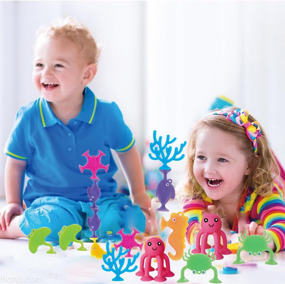 Unisex Bunte Badewannenspielzeuge Brehn