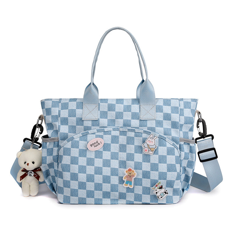 Kariertes Tote Bag Brehn