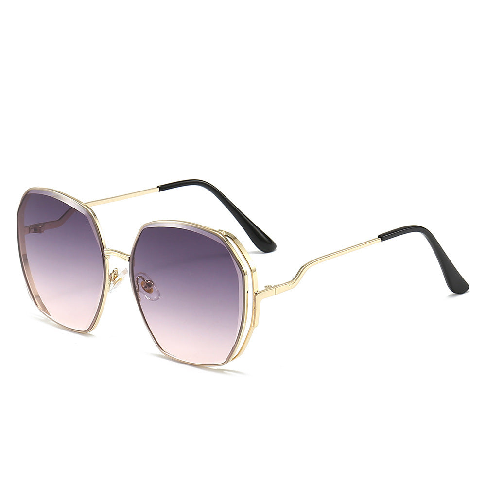 Modische Geometrische Sonnenbrille Brehn