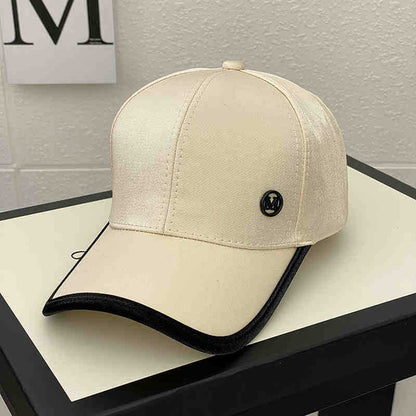 Damen Glänzende Satin Baseballmütze Brehn