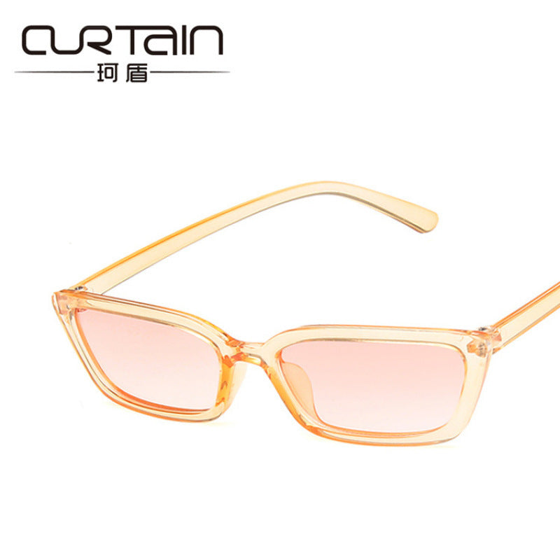 Damen Minimalistische Rechteck-Sonnenbrille Brehn