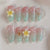 Floral-Accent Press-On Nail Art Kit Brehn