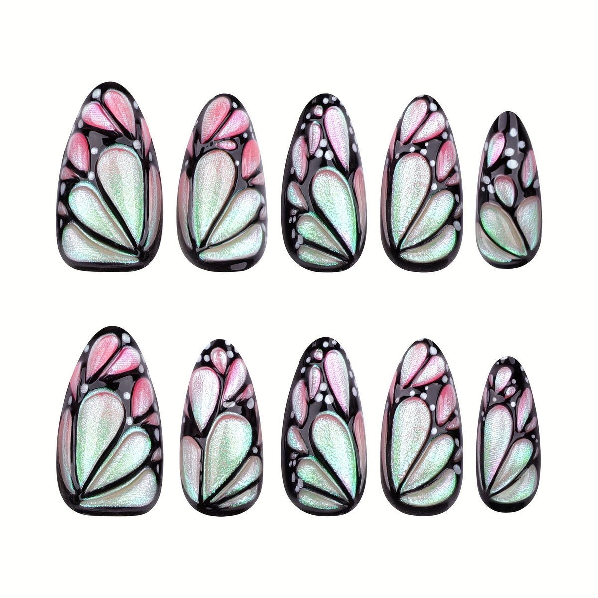 Künstlerische florale Nagelverlängerungen Brehn 1789447243