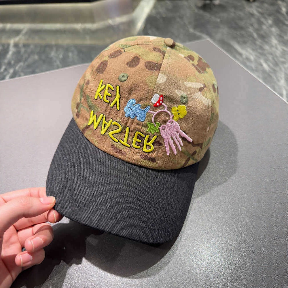 Unisex Bestickte Camouflage Kappe Brehn