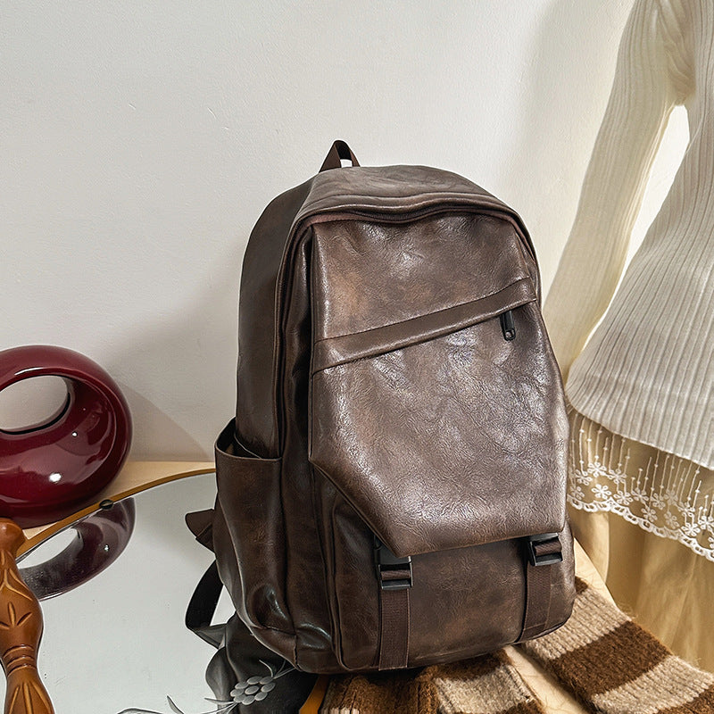 Vintage-inspirierter Leder-Rucksack