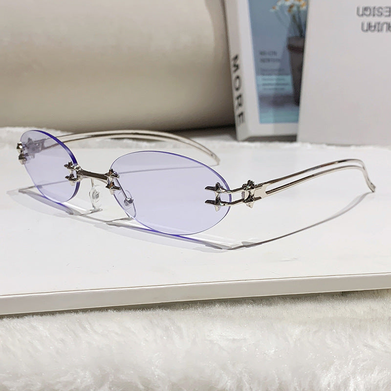 Damen elegante Metall-Brille mit filigranem Design Brehn