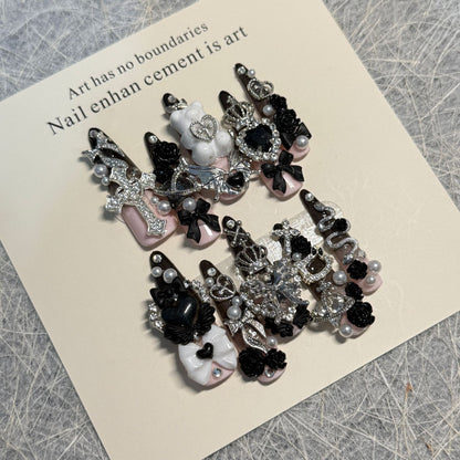 Gothic Themen Nagelkunst Set