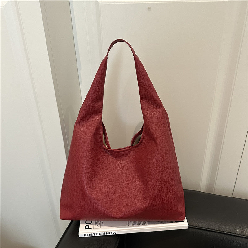 Moderne Minimalistische Leder Tote Bag