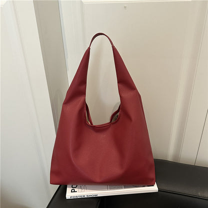 Moderne Minimalistische Leder Tote Bag