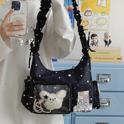 Sternenmuster Schultertasche