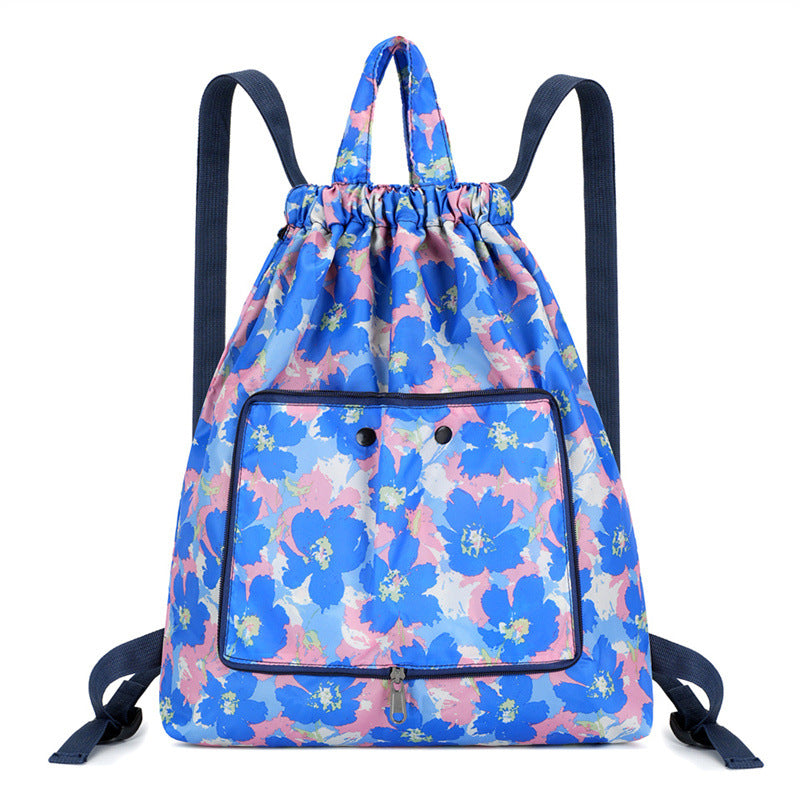 Leichter Blumen-Schnür-Rucksack Brehn