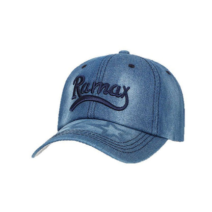 Unisex Denim Bestickte Baseballmütze Brehn