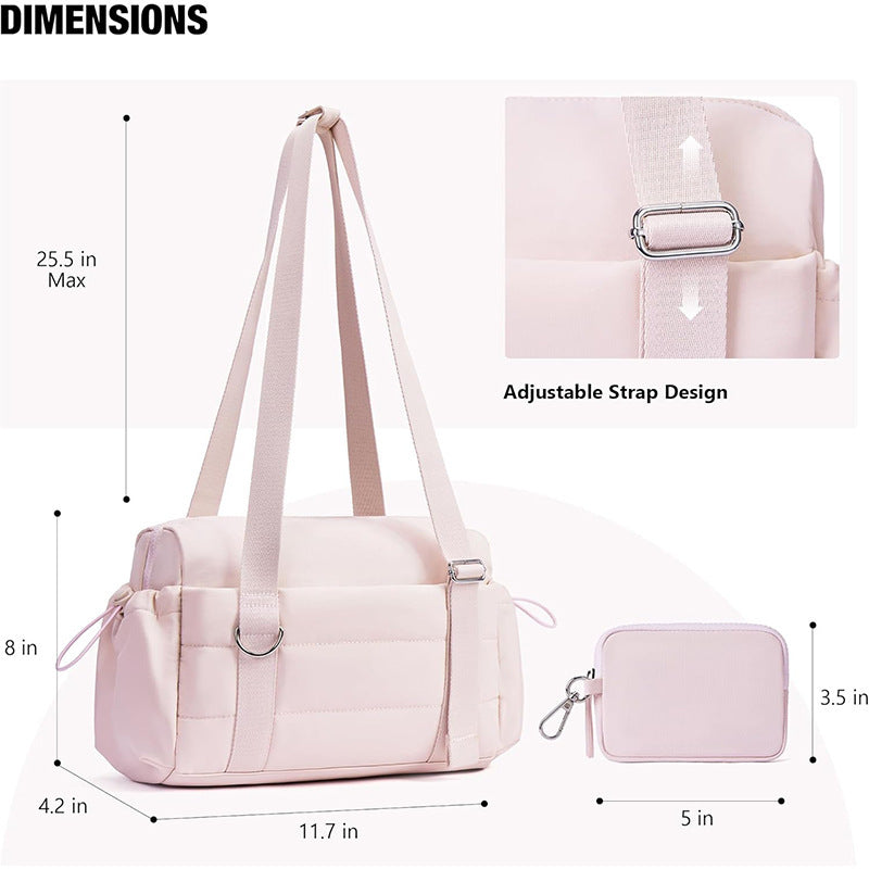Modische Reisetasche mit Abnehmbarem Portemonnaie Brehn