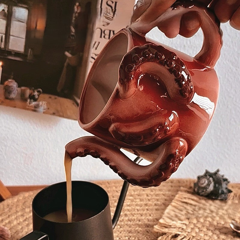 Brehn | Oktopus Tentakel Keramik Kaffeebecher