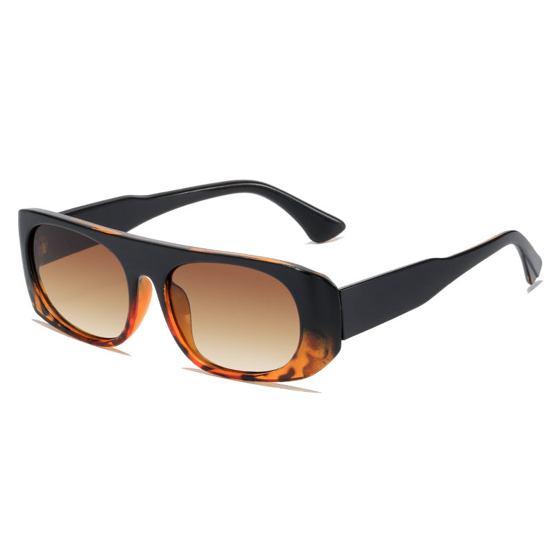 Damen modische Sonnenbrille im eleganten Schilddesign Brehn