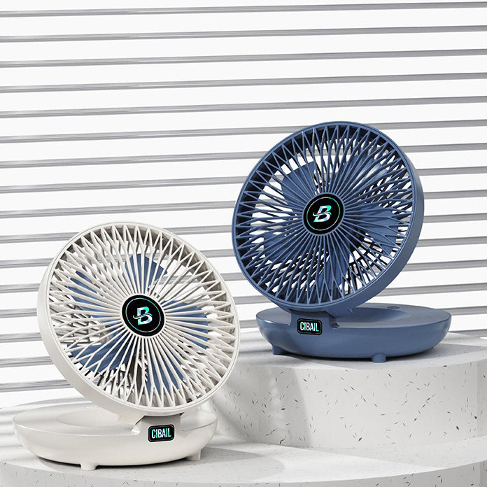 Tragbarer Mini-Desktop-Ventilator, USB-aufladbarer verstellbarer Wandventilator | Brehn