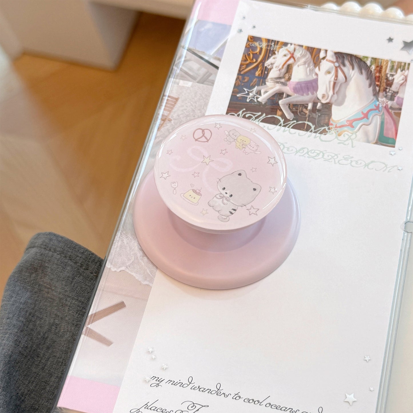 Smartphone Fingerhalter im niedlichen Tierdesign Brehn