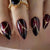 Künstlerische Spitz Press-On Nageldesigns Brehn