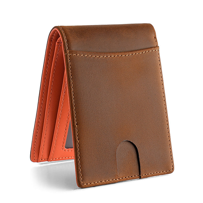 Premium-Leder Geldbörse mit RFID-Schutz