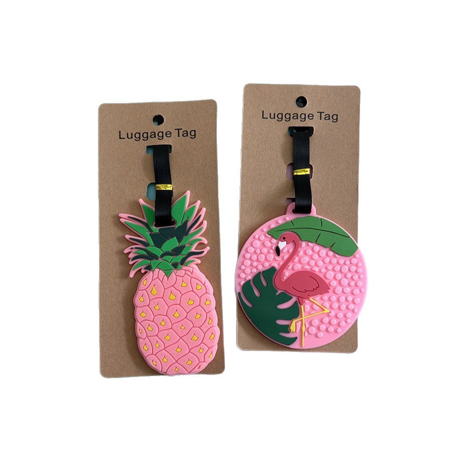 Ananas-Themen Silikon Gepäckanhänger Brehn