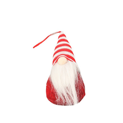 Niedliche Weihnachtsbaumdekoration im Gnom-Design Brehn