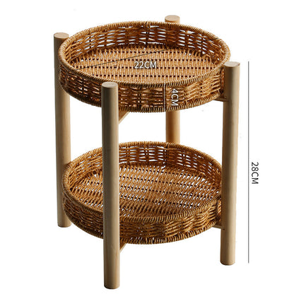Handgefertigter Rattan Aufbewahrungskorb Brehn