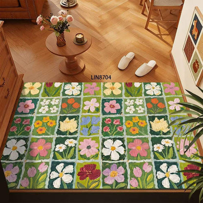 Blumenmuster Dekorative Fußmatte Brehn