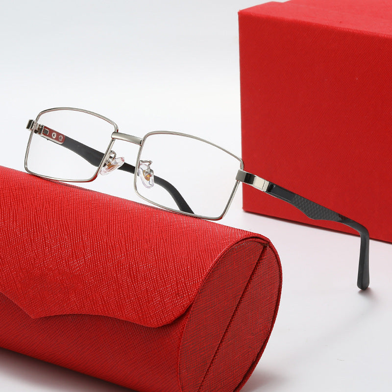 Damen modische Halbrahmenbrille mit eleganten Details Brehn