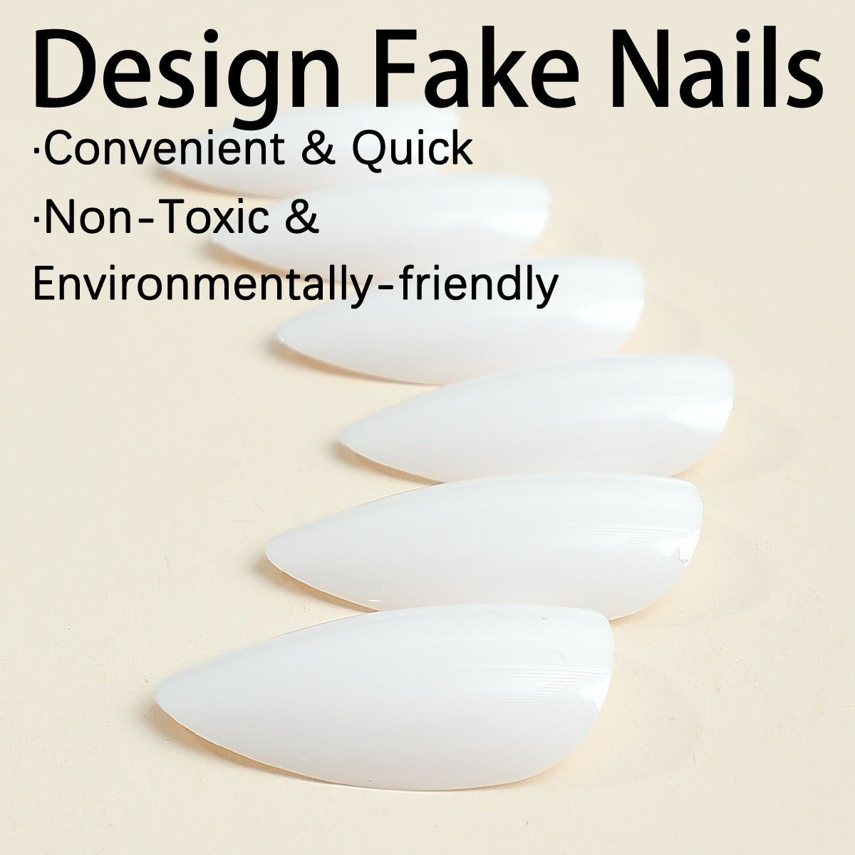 Kunstnagelset mit glänzendem Finish und eleganten Formen Brehn