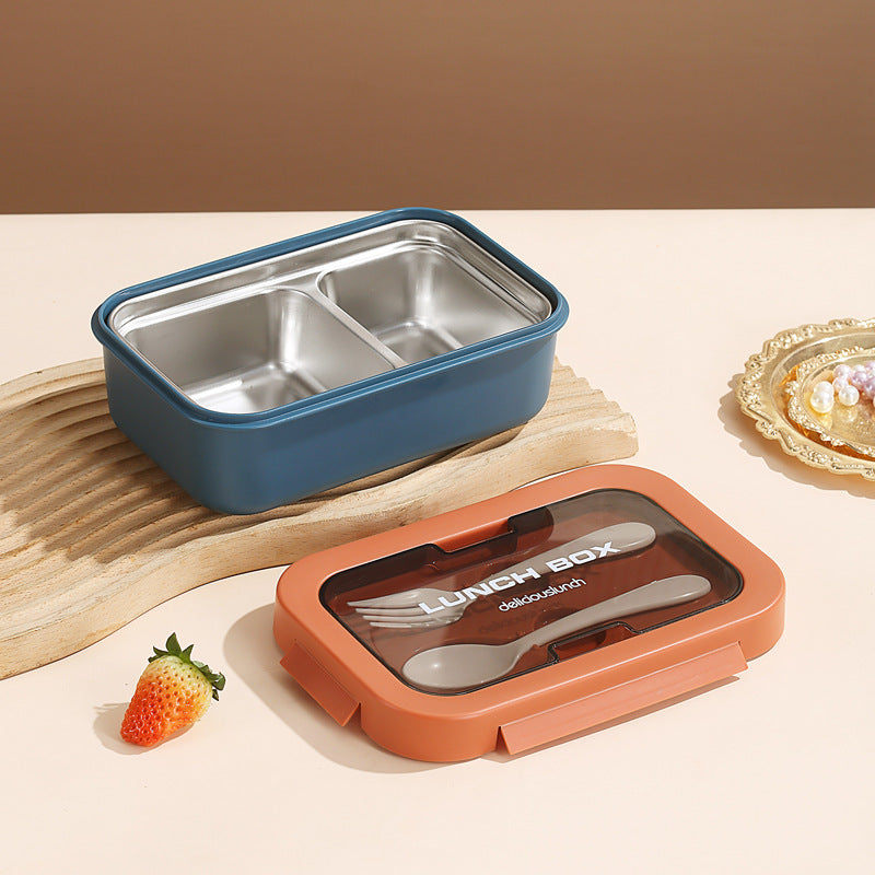 Dual-Kompartiment Edelstahl Lunchbox