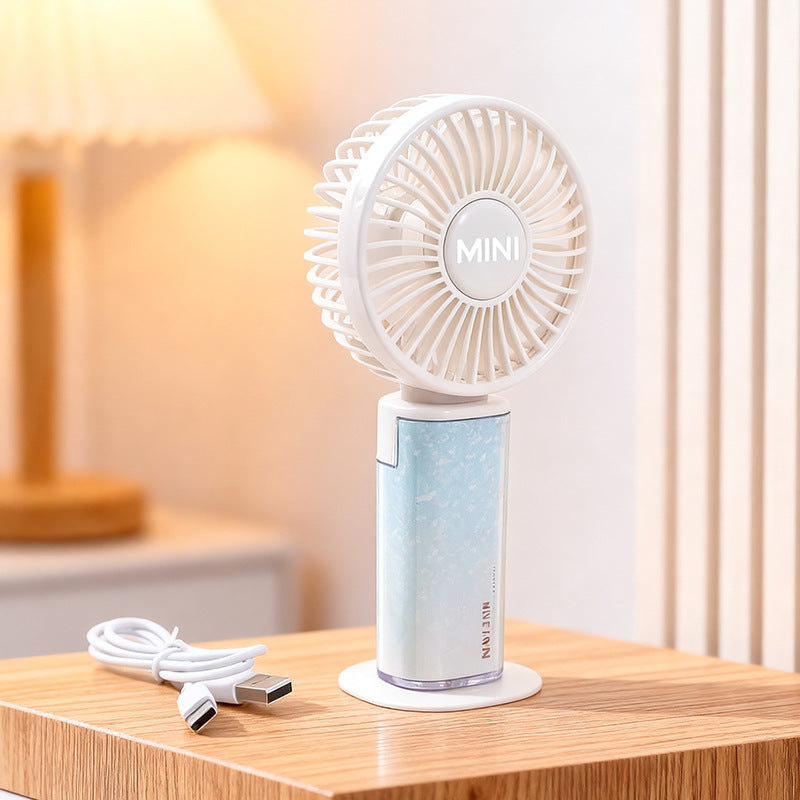 Damen Tragbarer Handventilator mit flexibler Aufladung Brehn
