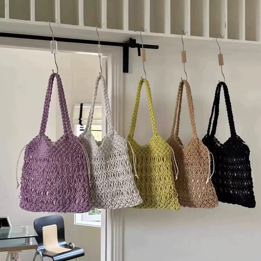 Handgeknüpfte Einkaufs- und Strandtasche Brehn