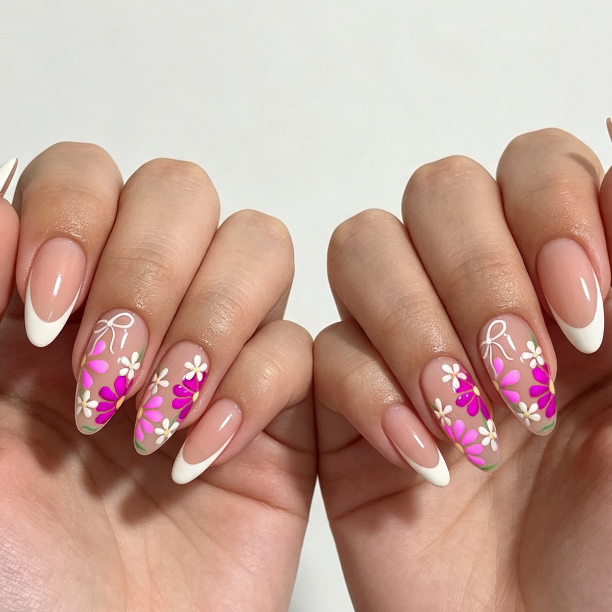 Ausgefallene Florale Nagelkunst Brehn