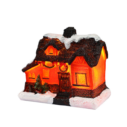 Nostalgische Weihnachtsdorf-Haus-Dekoration Brehn