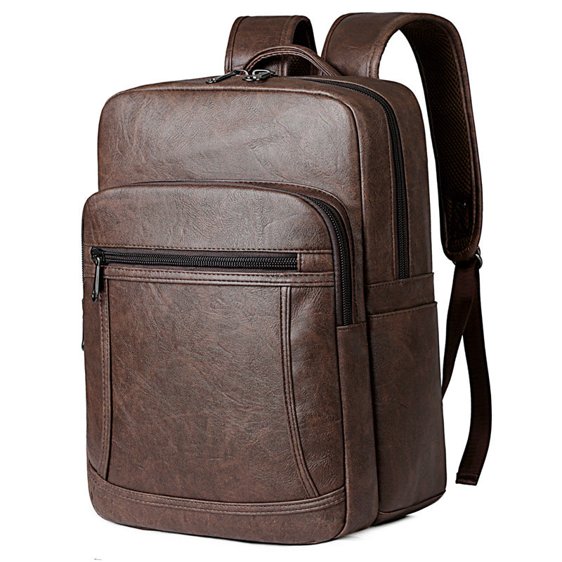 Eleganter Rucksack Aus Kunstleder mit Mehreren Fächern Brehn