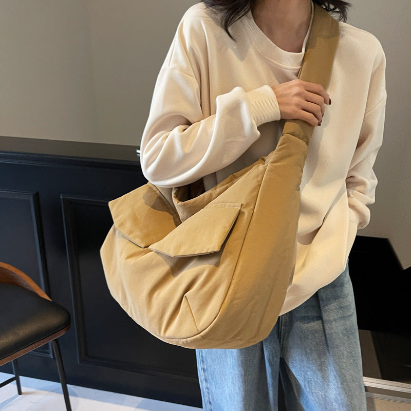 Weicher Stoff Schulter Hobo Bag Brehn