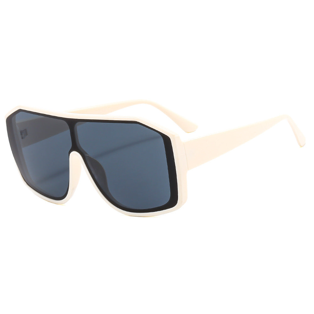 Damen Modische Oversized Sonnenbrille im extravaganten Animal-Print Design Brehn