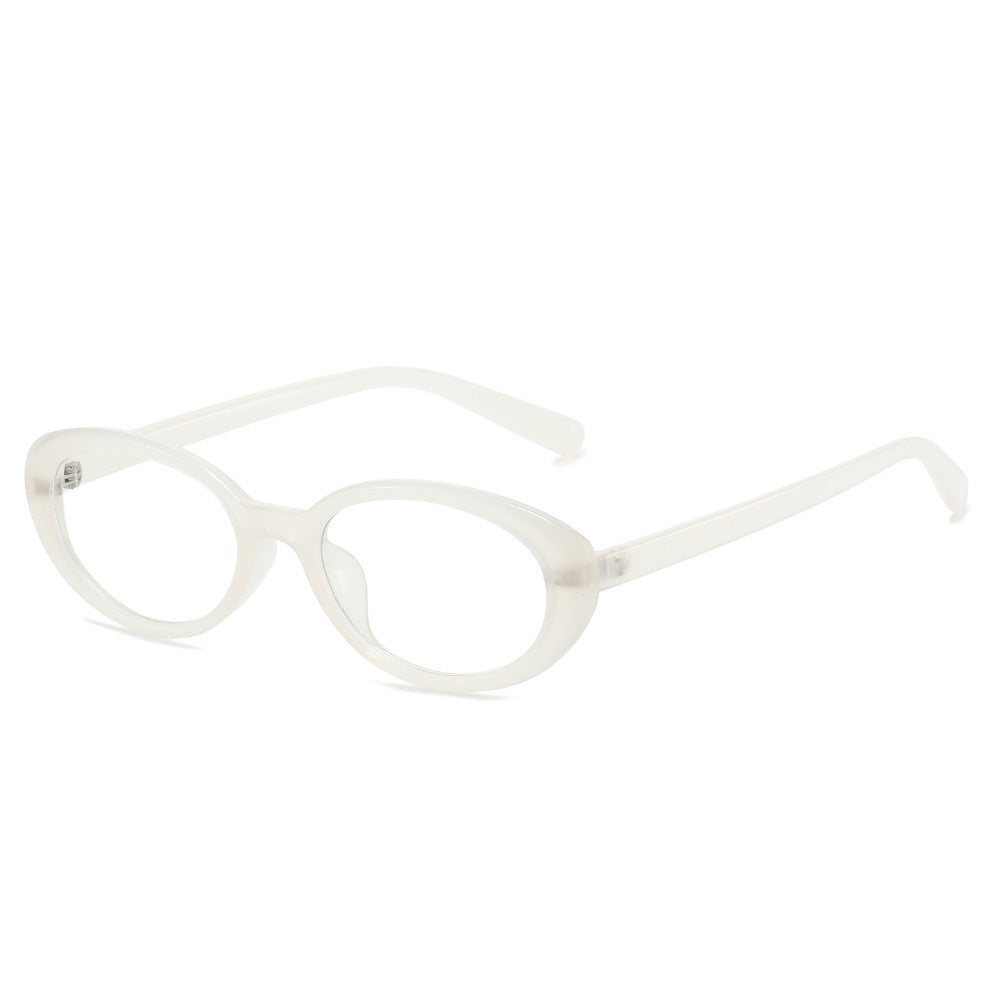 Retro-inspirierte Cat-Eye-Sonnenbrille mit transparenten Fassungen Brehn