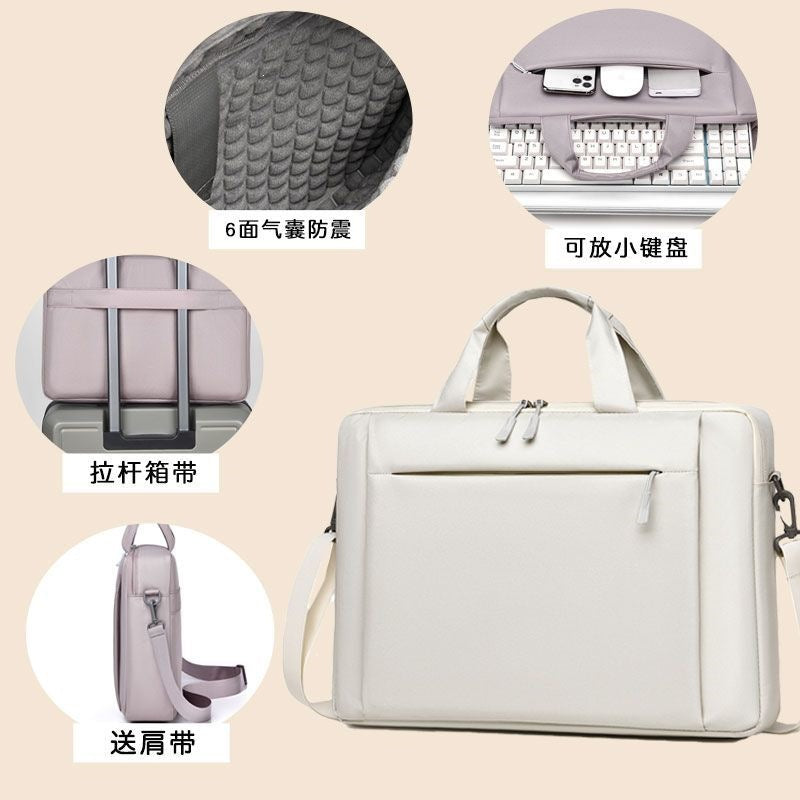 Laptop-Tasche Mit Praktischem Organizer Und Abnehmbaren Schulterriemen Brehn