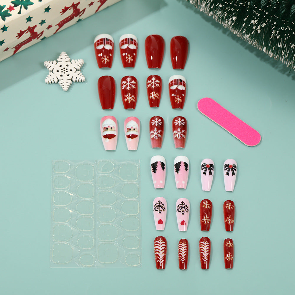 Weihnachts Kunstnägel Set mit kreativen Motiven Brehn