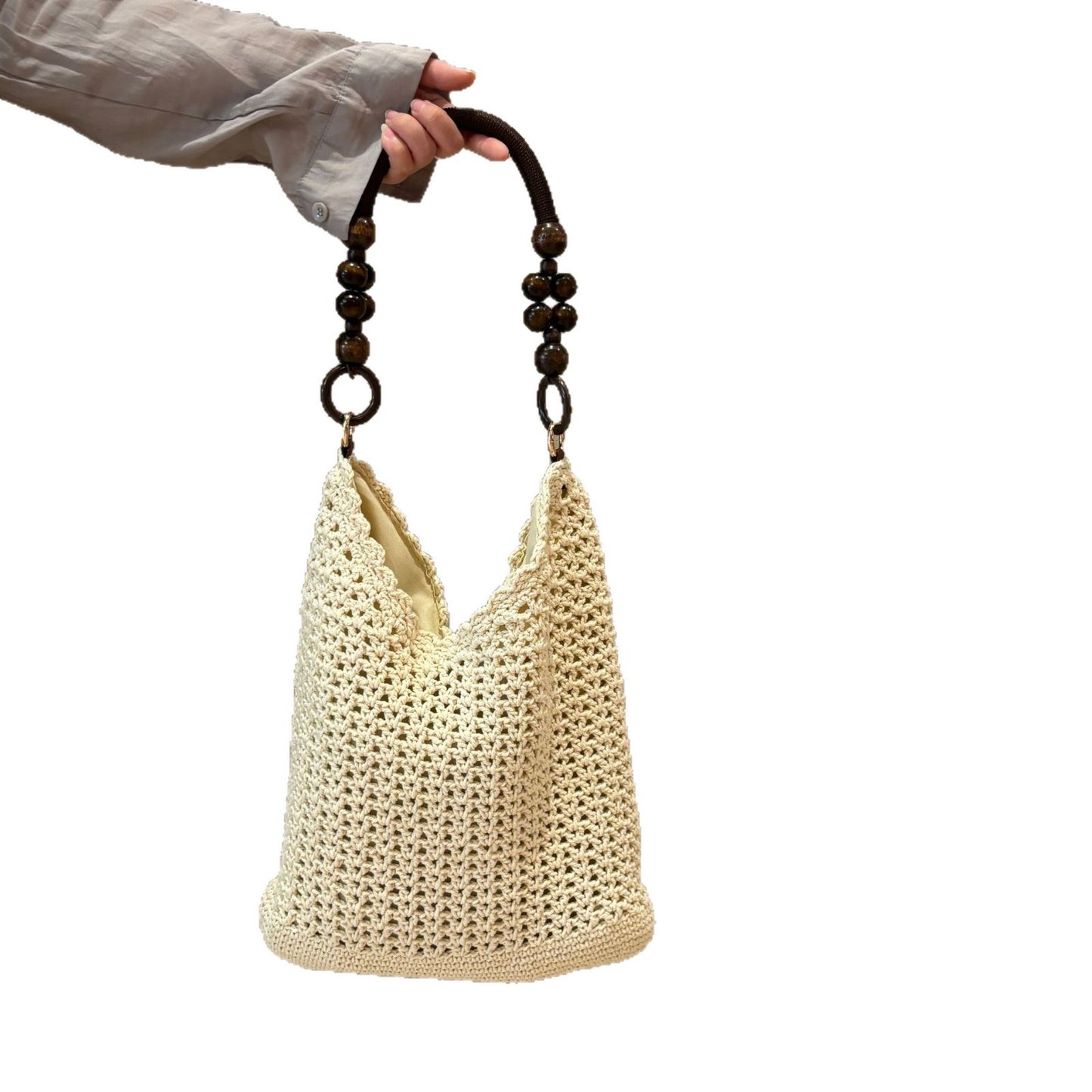 Trendige Makramee Tote Bag Brehn