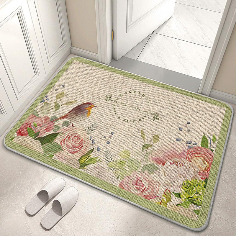 Dekorativer Floral Willkommensmatte Brehn