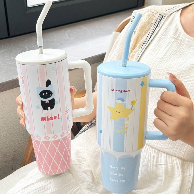 Damen Thermobecher mit fröhlichem Gemüse-Design Brehn
