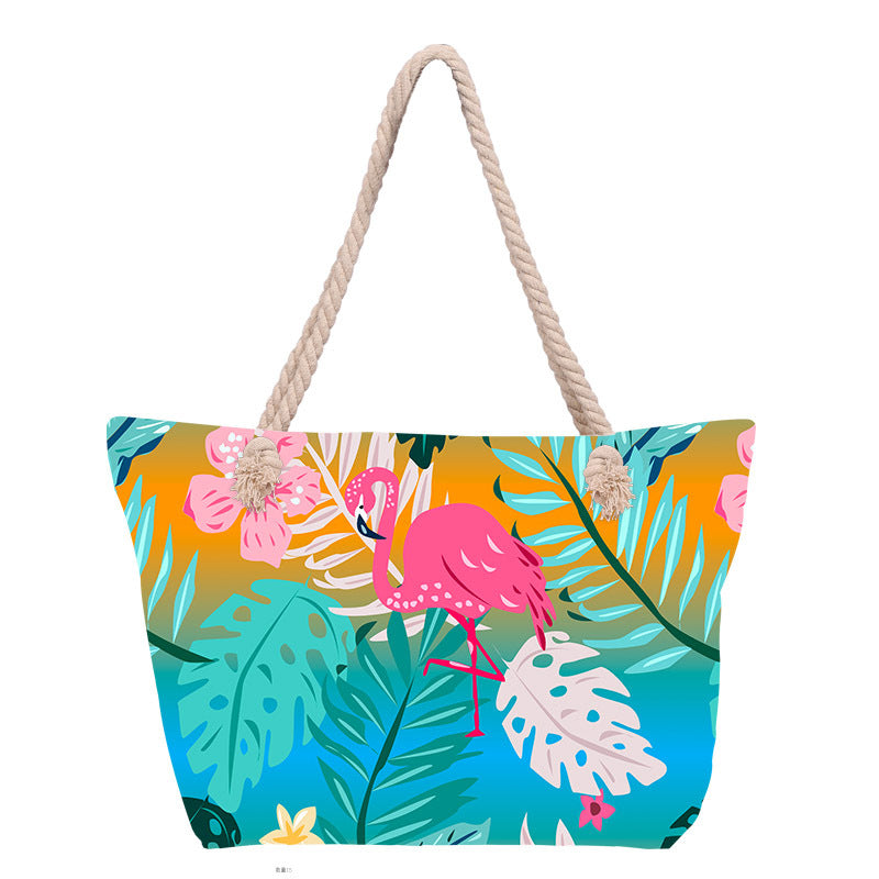 Strandtasche mit floralen Muster Brehn