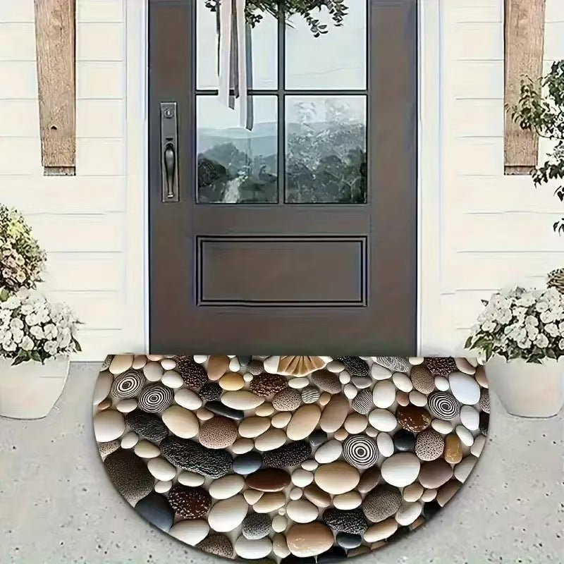 Blumenmuster Willkommensmatte Brehn