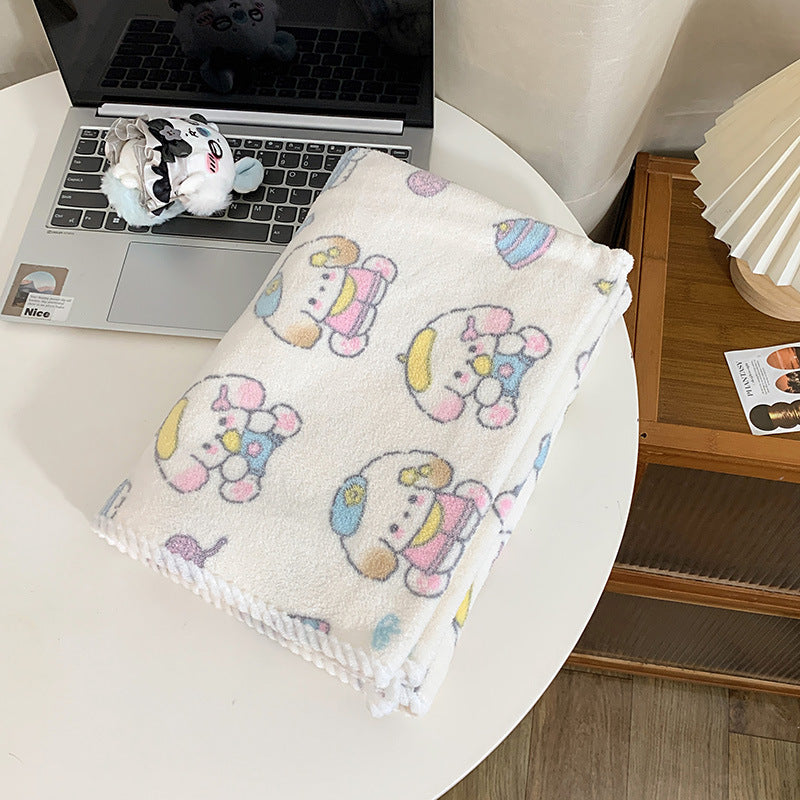 Kuscheldecke mit Verspieltem Tiermotiv Brehn