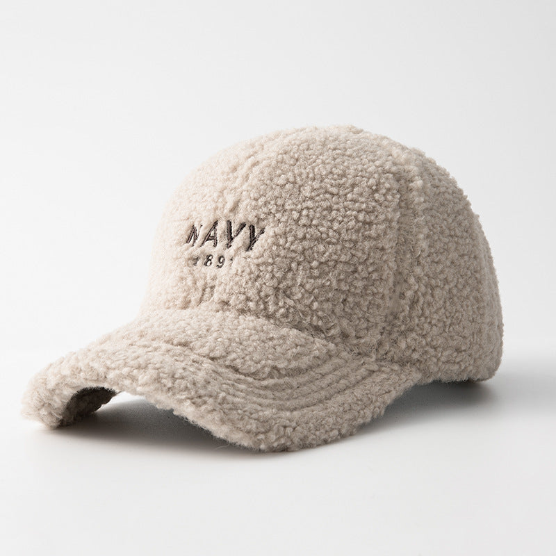 Frauen Fluffy Sherpa Baseball Cap Brehn