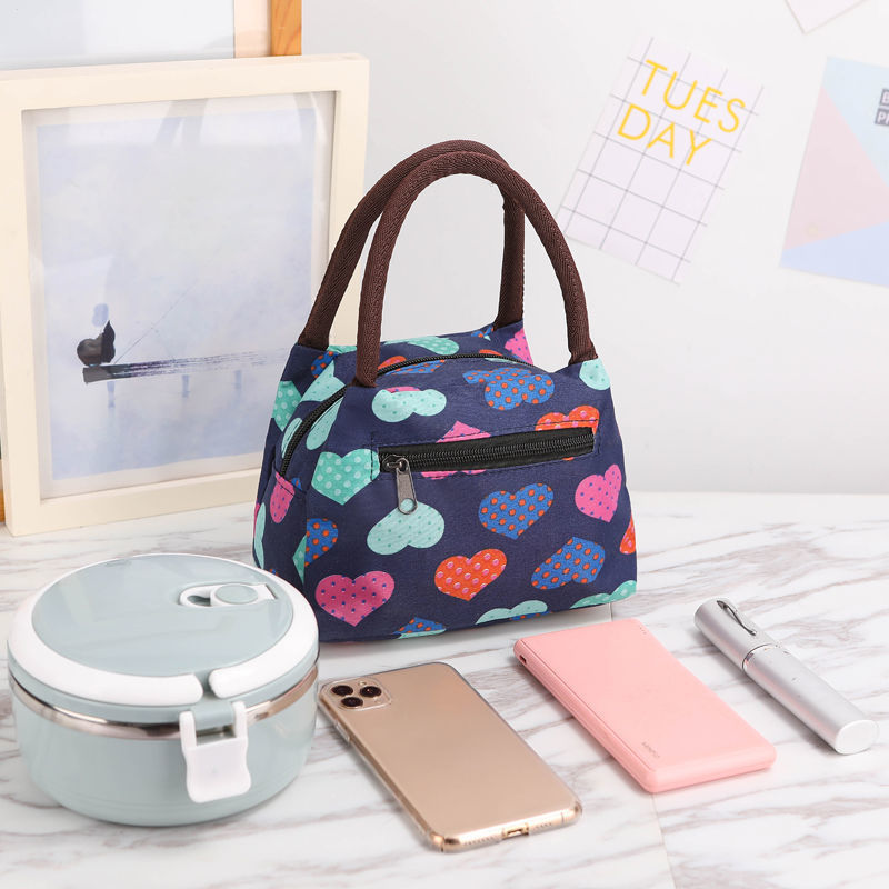 Floral Print Isolierte Lunch-Tragetasche Brehn