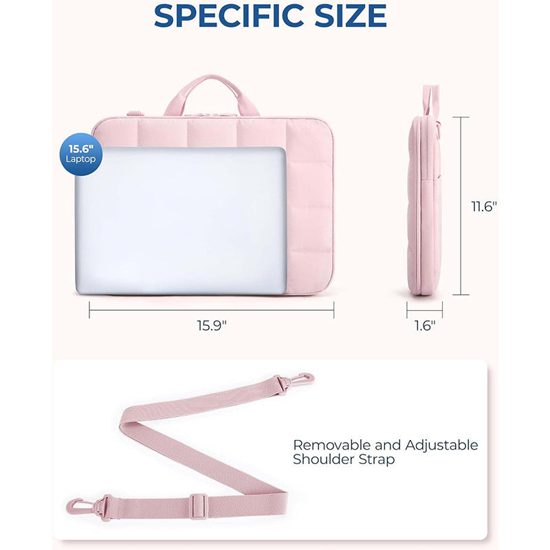 Stilvolle Multifunktions-Laptoptasche mit Abnehmbarem Organizer Brehn