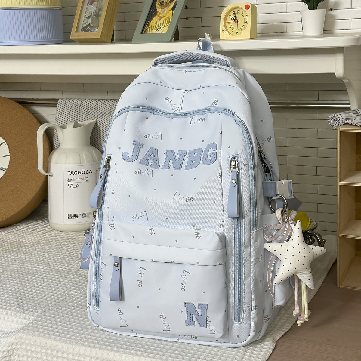 Stylische Undurchsichtige Stoff Rucksack Brehn